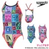 スピードSPEEDO競泳水着練習用水着ジュニア女子カービィドットブロックターンズスーツオールインワンENDURANCEECO競泳練習水着2026年春夏モデルSTG02602