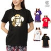 クラップCLAPローズクラップホイルTシャツレディーススポーツアパレルトレーニングフィットネス女性CTS26026
