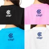 クラップCLAPローズクラップTシャツレディーススポーツアパレルトレーニングフィットネス女性CTS26028