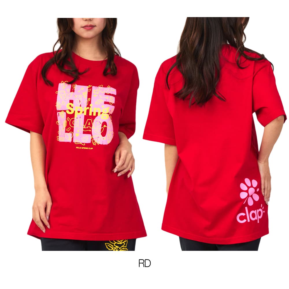 クラップCLAPスプリングクラップTシャツレディーススポーツアパレルトレーニングフィットネス女性CTS26030