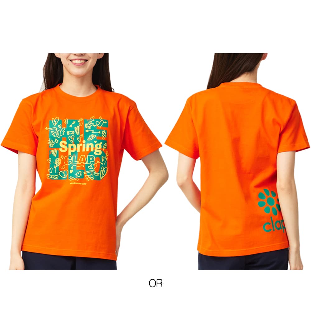 クラップCLAPスプリングクラップTシャツレディーススポーツアパレルトレーニングフィットネス女性CTS26030