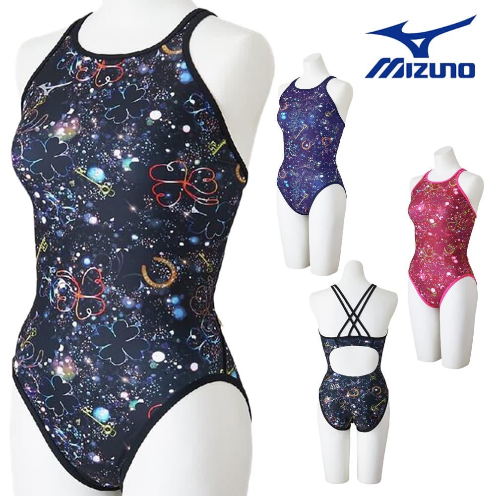 ミズノMIZUNO競泳水着練習用水着レディースエクサースーツミディアムカットEXERSUITSU-Fit競泳練習水着2026年春夏モデルN2MAD274