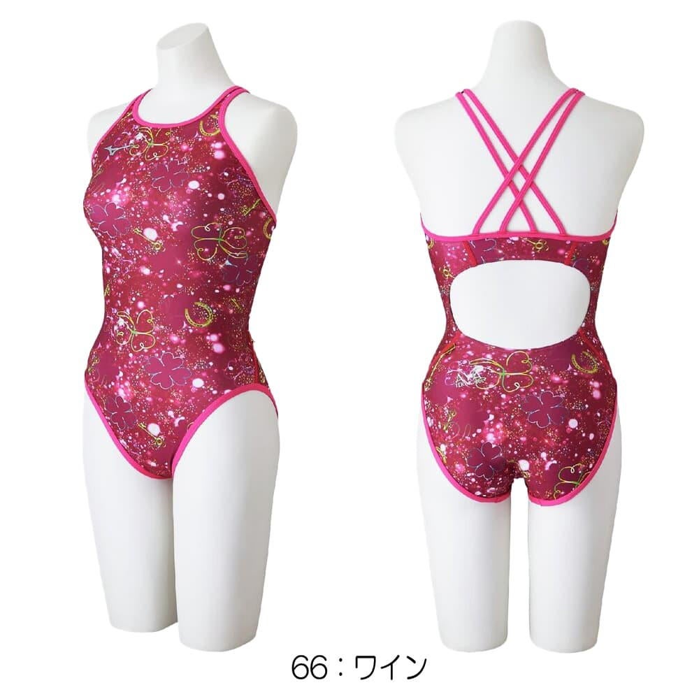 ミズノMIZUNO競泳水着練習用水着レディースエクサースーツミディアムカットEXERSUITSU-Fit競泳練習水着2026年春夏モデルN2MAD274