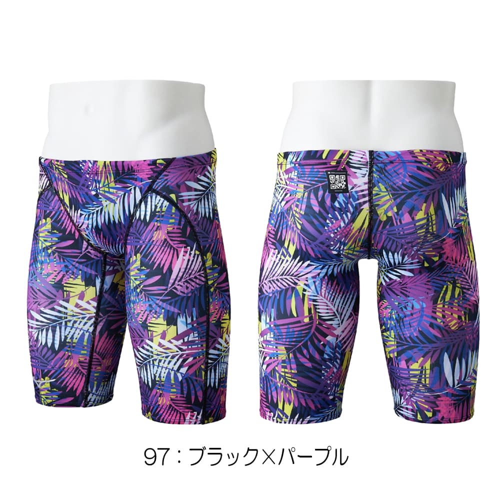 ミズノMIZUNO競泳水着メンズWA承認モデルSTGraphicハーフスパッツGX・SONICSTREAM2026年春夏モデルN2MBD046finaマークあり