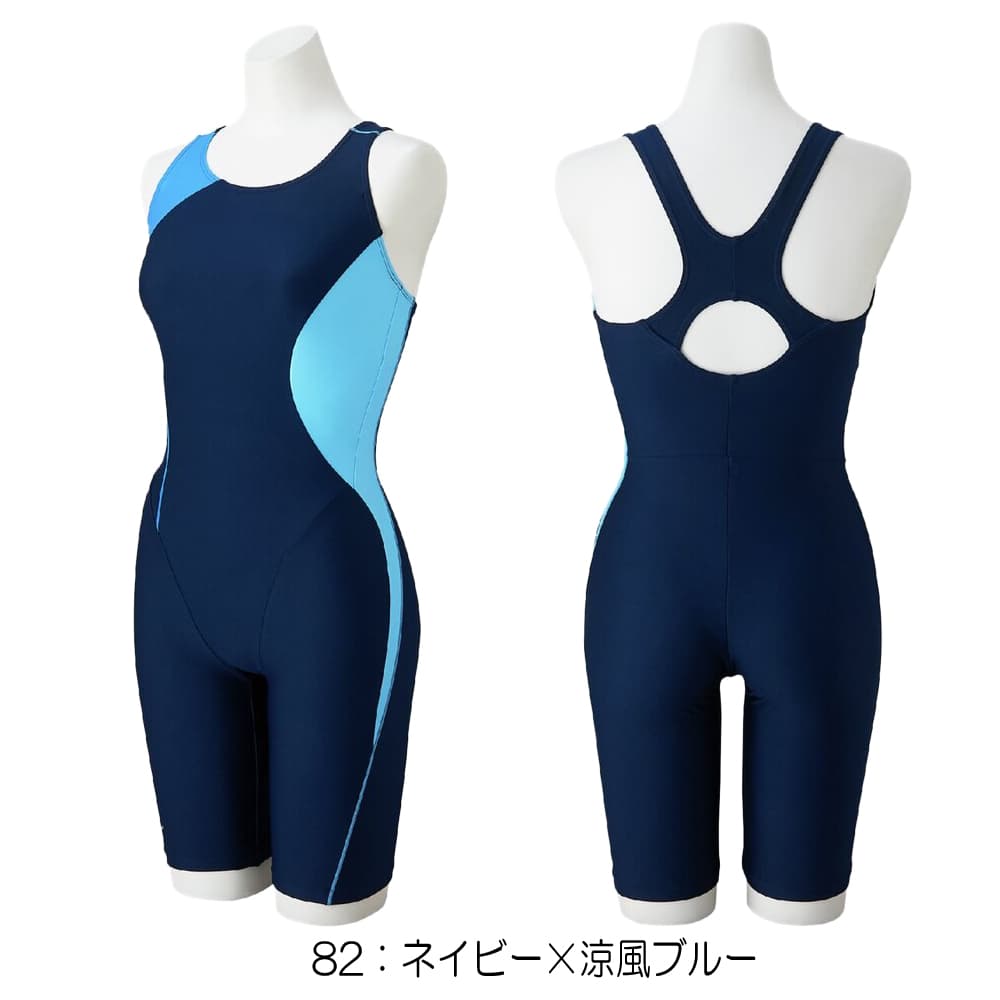 ミズノMIZUNOフィットネス水着レディースStrokeONEオールインワンパッド付き2026年春夏モデルN2JGD312
