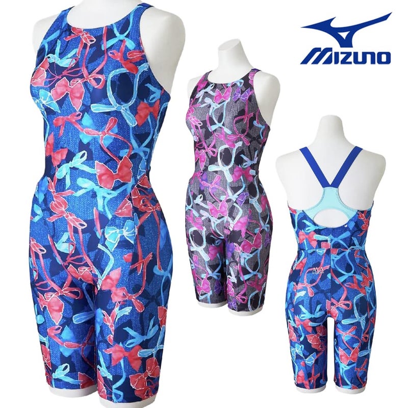 ミズノMIZUNOフィットネス水着レディース【AYAcollection】StrokeONEオールインワンパッド付き2026年春夏モデルN2JGD309