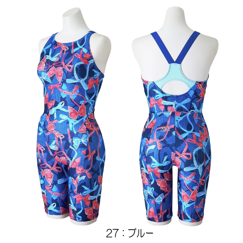 ミズノMIZUNOフィットネス水着レディース【AYAcollection】StrokeONEオールインワンパッド付き2026年春夏モデルN2JGD309