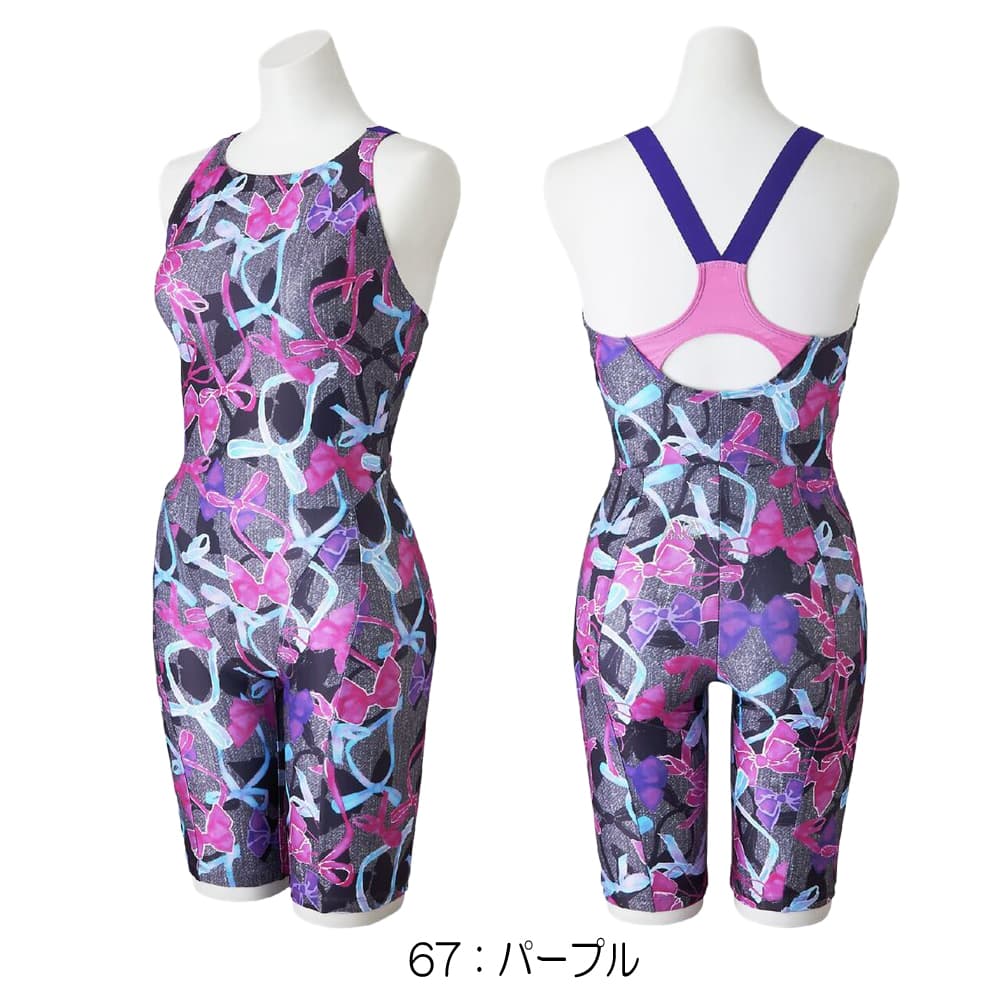 ミズノMIZUNOフィットネス水着レディース【AYAcollection】StrokeONEオールインワンパッド付き2026年春夏モデルN2JGD309