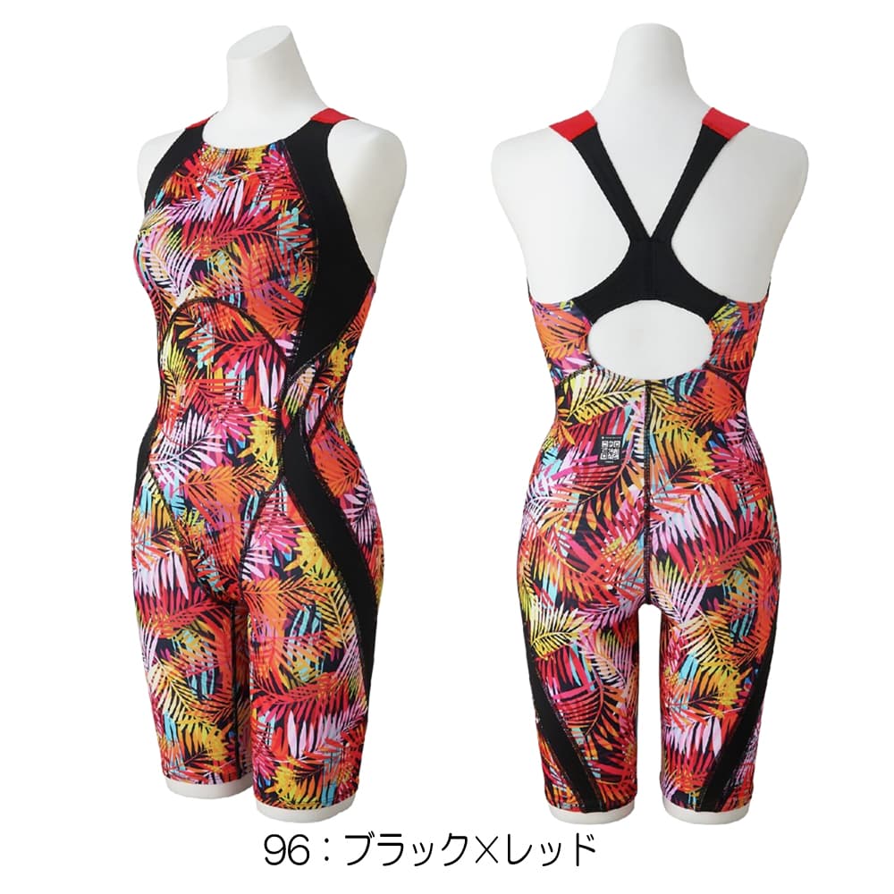ミズノMIZUNO競泳水着レディースWA承認モデルSTGraphicハーフスーツマスターズバックここちUオールインワン2026年春夏モデルN2MGD246finaマークあり