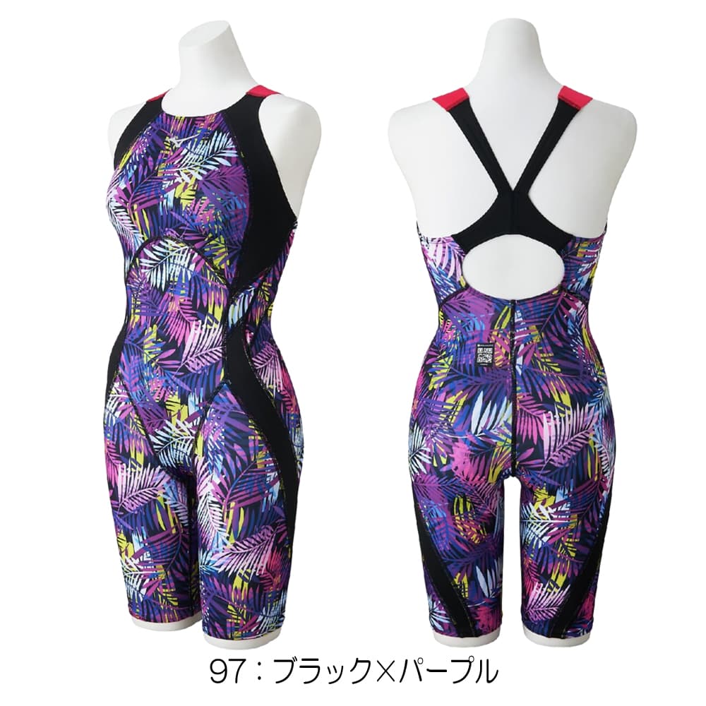 ミズノMIZUNO競泳水着レディースWA承認モデルSTGraphicハーフスーツマスターズバックここちUオールインワン2026年春夏モデルN2MGD246finaマークあり