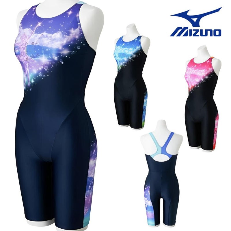 ミズノMIZUNOフィットネス水着レディースStrokeONEオールインワンパッド付き2026年春夏モデルN2JGD804