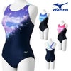 ミズノMIZUNOフィットネス水着レディースStrokeONEワンピースパッド付き2026年春夏モデルN2JAD804