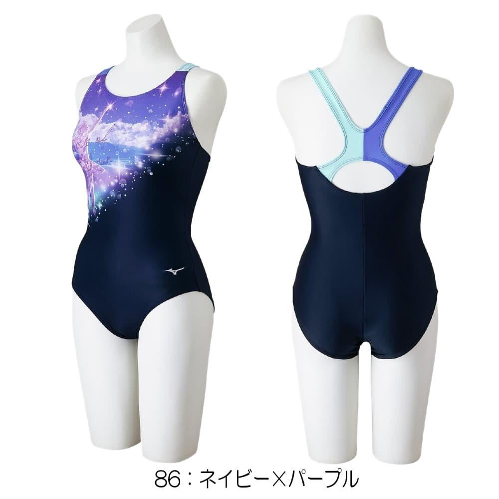 ミズノMIZUNOフィットネス水着レディースStrokeONEワンピースパッド付き2026年春夏モデルN2JAD804