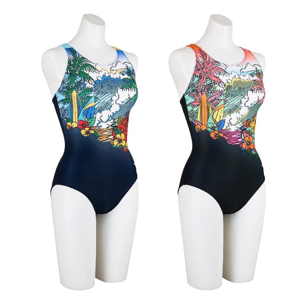 ミズノMIZUNOフィットネス水着レディースStrokeONEワンピース2026年春夏モデルN2JAD805