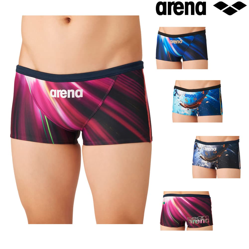 アリーナARENA競泳水着練習用水着メンズトレーニングスパッツショートレッグタフスーツタフスキンT2Eteamarena競泳練習水着2026年秋冬モデルAS6FWM16M