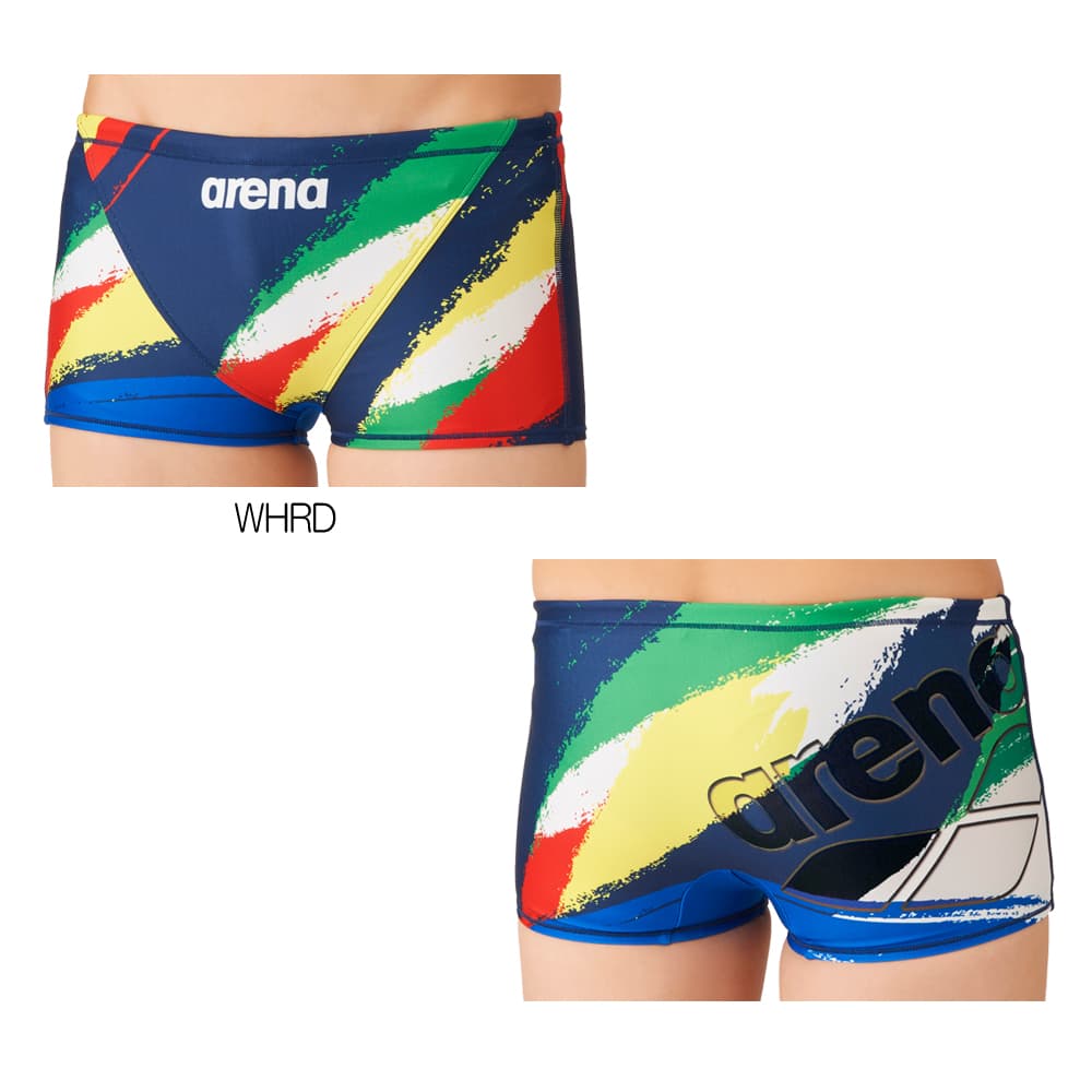 アリーナARENA競泳水着練習用水着メンズトレーニングスパッツショートボックスタフスーツタフスキンT2E競泳練習水着2026年秋冬モデルAS6FWM28M