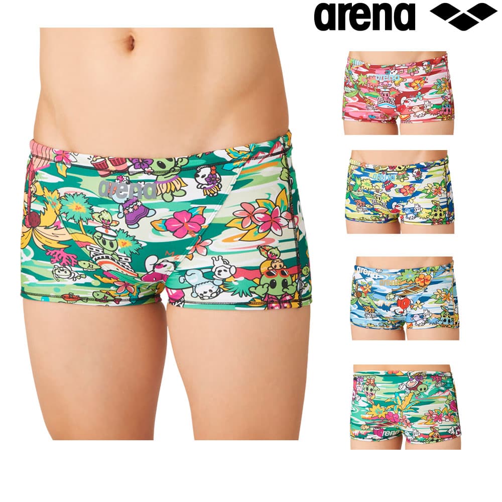 アリーナARENA競泳水着練習用水着メンズトレーニングスパッツショートレッグタフスーツタフスキンEPアリーナくんIslesofMemory競泳練習水着2026年秋冬モデルAS6FWM32M