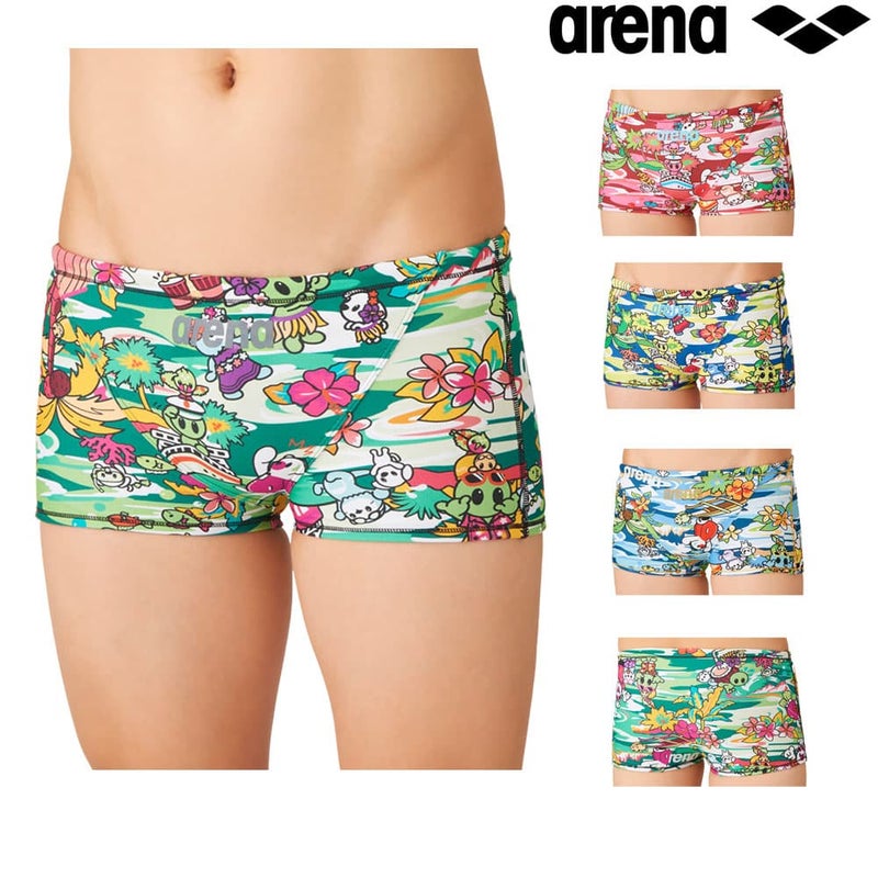 アリーナARENA競泳水着練習用水着メンズトレーニングスパッツショートレッグタフスーツタフスキンEPアリーナくんIslesofMemory競泳練習水着2026年秋冬モデルAS6FWM32M