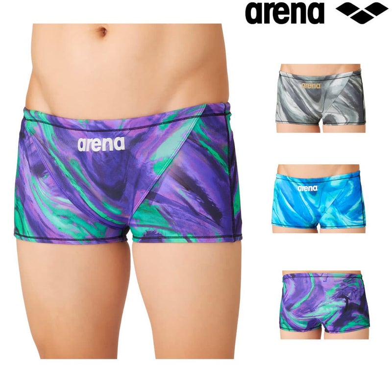 アリーナARENA競泳水着練習用水着メンズトレーニングスパッツショートボックスタフスーツタフスキンEP競泳練習水着2026年秋冬モデルAS6FWM37M