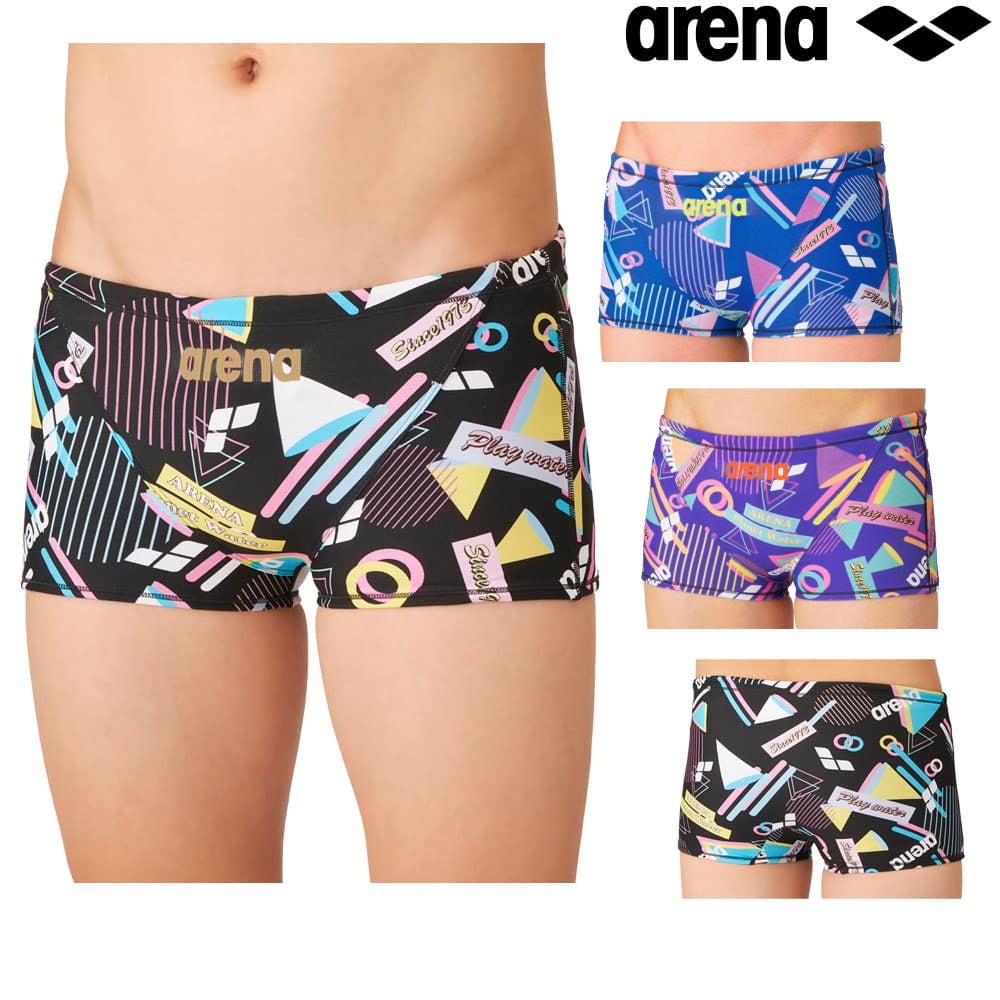 アリーナARENA競泳水着練習用水着メンズトレーニングスパッツショートレッグタフスーツタフスキンEP競泳練習水着2026年秋冬モデルAS6FWM41M