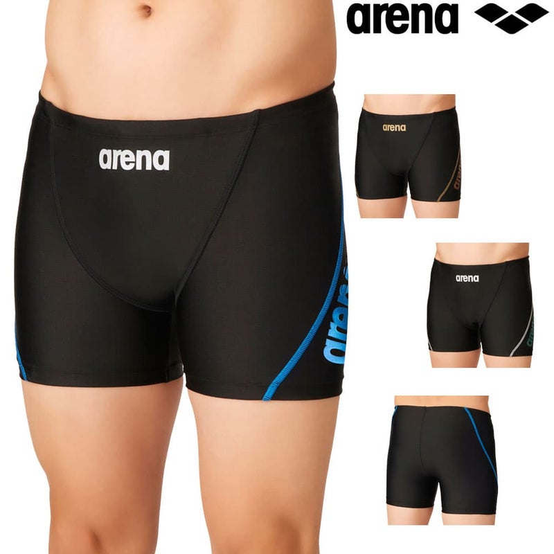 アリーナARENAフィットネス水着メンズフィットネススパッツミドルレッグダブルエステルWR2026年秋冬モデルAS6FWF65M