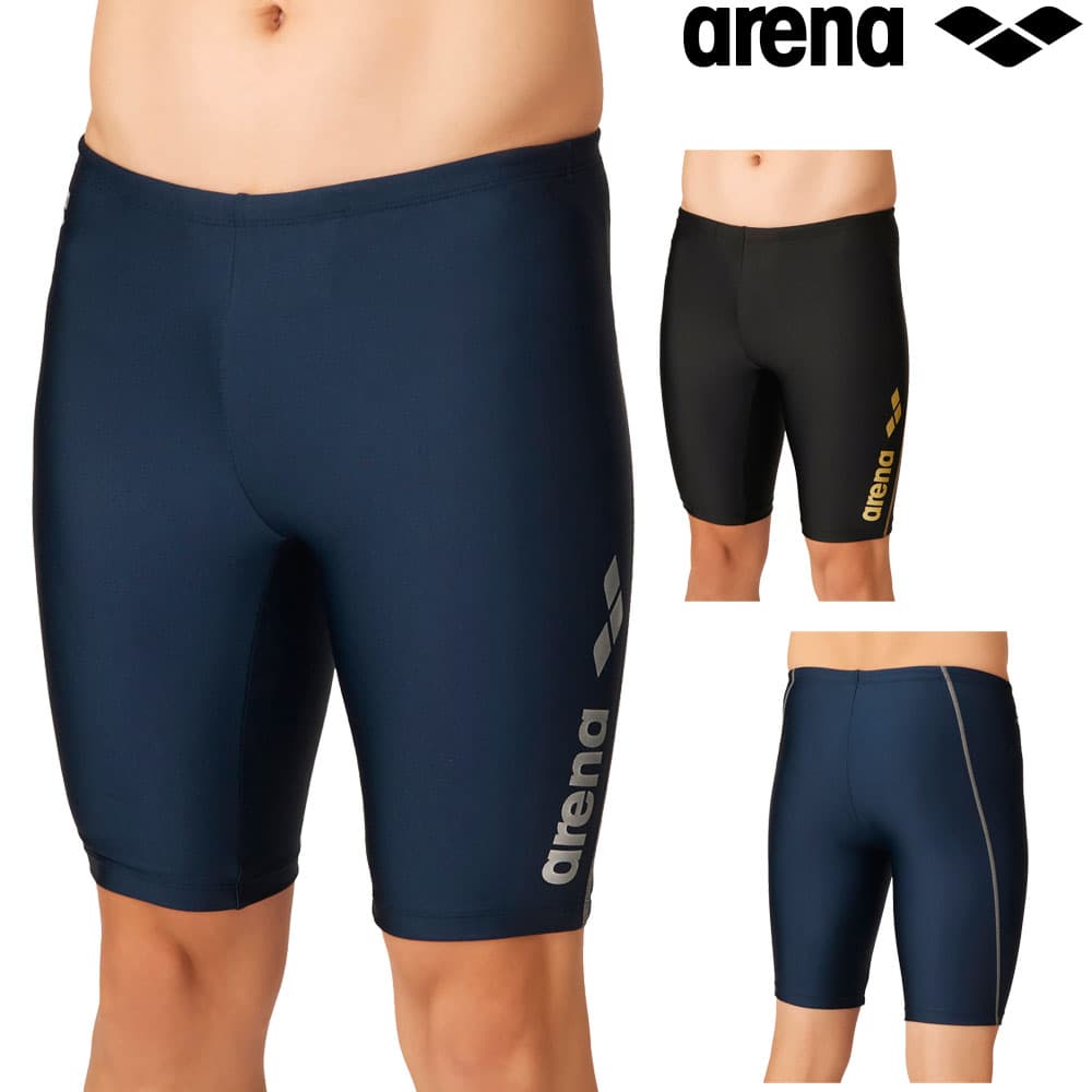 アリーナARENAフィットネス水着メンズフィットネススパッツハーフレッグダブルエステル2026年秋冬モデルAS6FWF73M