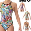 アリーナARENA競泳水着練習用水着レディーストレーニングワンピースオープンバックタフスーツタフスキンT2Eアリーナくん競泳練習水着2026年秋冬モデルAS6FWM45L