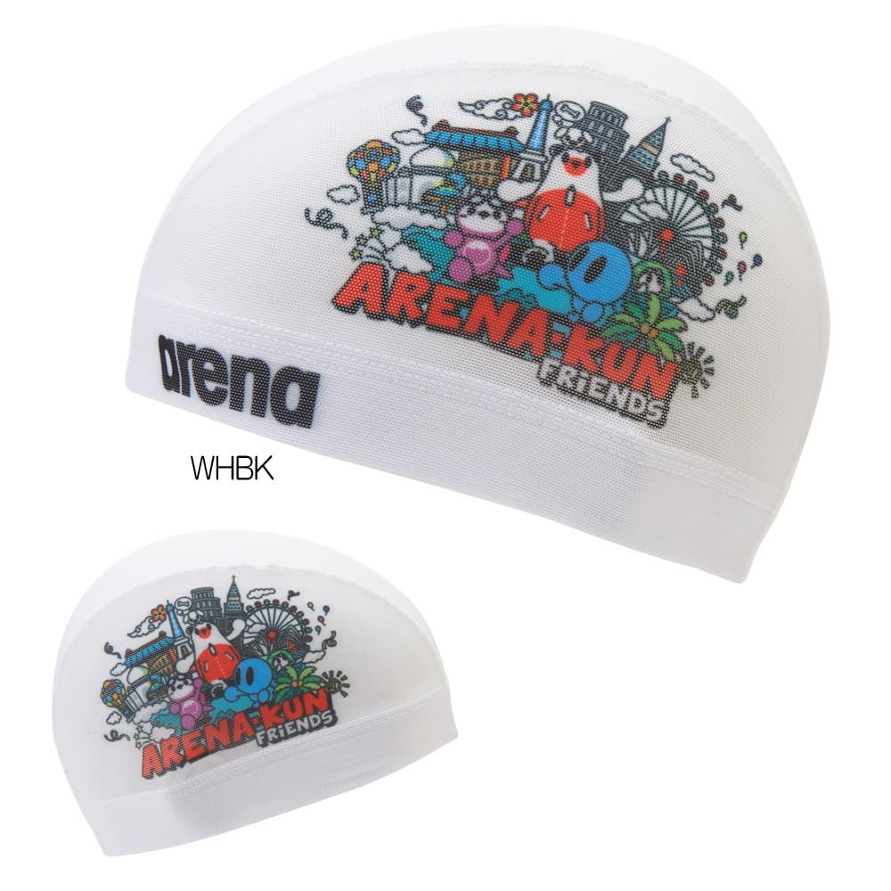 アリーナARENA水泳メッシュキャップ水泳小物2026年秋冬モデルAS6FSCA3U