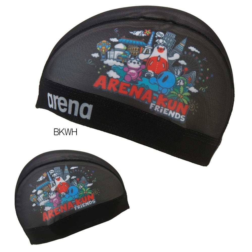 アリーナARENA水泳メッシュキャップ水泳小物2026年秋冬モデルAS6FSCA3U