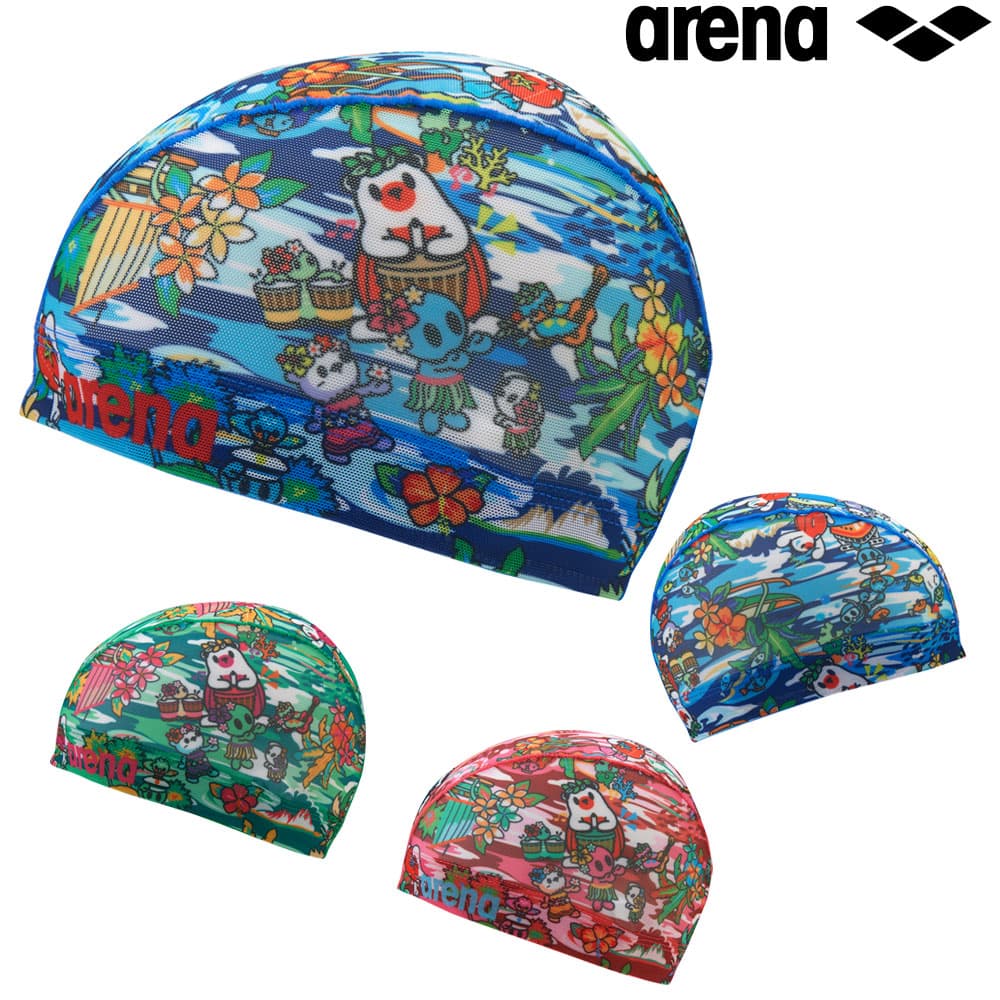 アリーナ ARENA 水泳 メッシュキャップ Isles of Memory アリーナくん