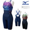 ミズノMIZUNO競泳水着レディースWA承認モデルSTGraphicハーフスーツマスターズバックオールインワン2026年春夏モデルN2MGD741finaマークあり