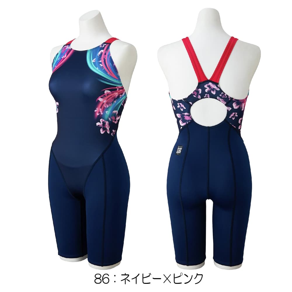 ミズノMIZUNO競泳水着レディースWA承認モデルSTGraphicハーフスーツマスターズバックオールインワン2026年春夏モデルN2MGD742finaマークあり