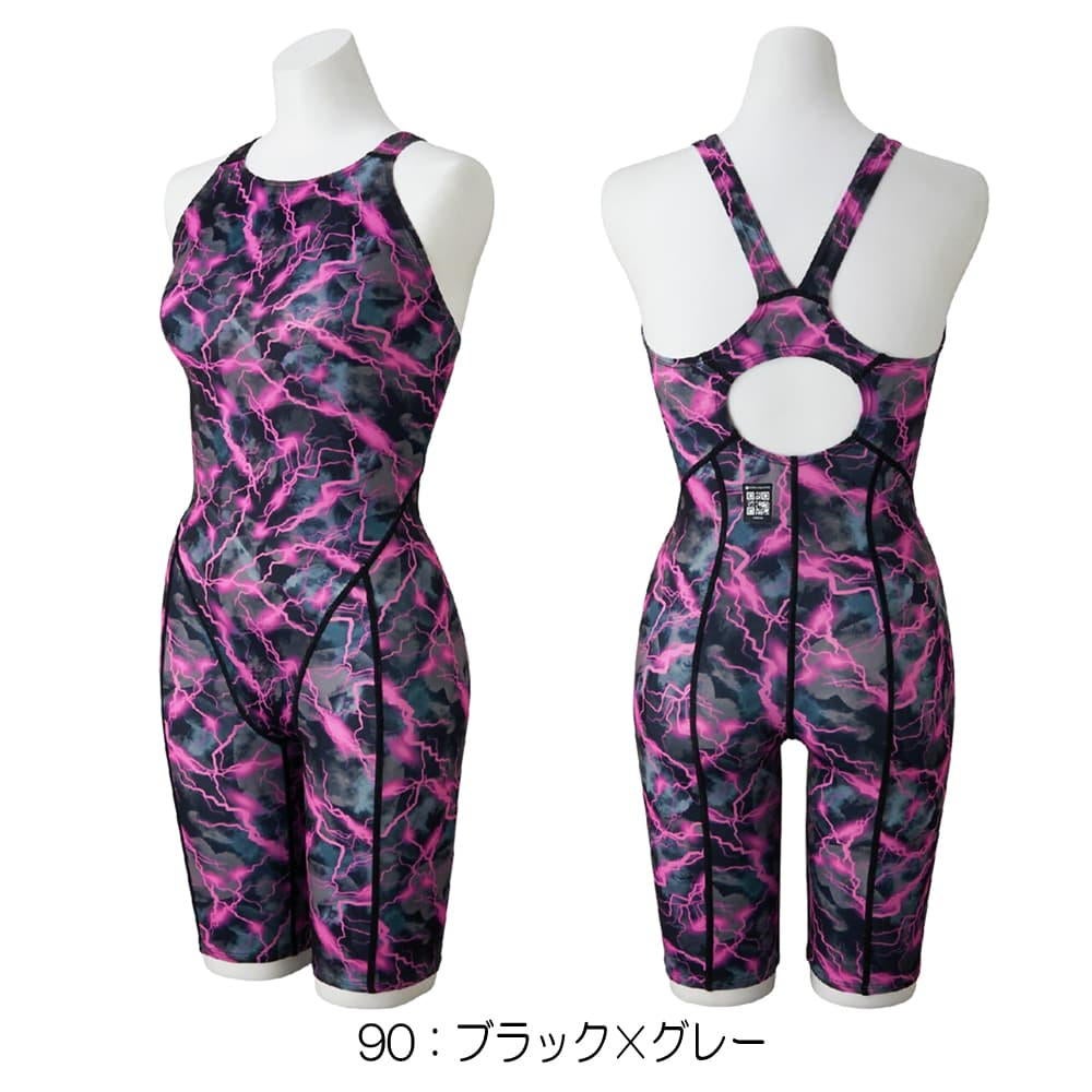 ミズノMIZUNO競泳水着レディースWA承認モデルSTGraphicハーフスーツマスターズバックオールインワン2026年春夏モデルN2MGD744finaマークあり