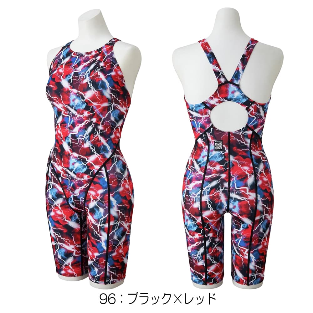 ミズノMIZUNO競泳水着レディースWA承認モデルSTGraphicハーフスーツマスターズバックオールインワン2026年春夏モデルN2MGD744finaマークあり