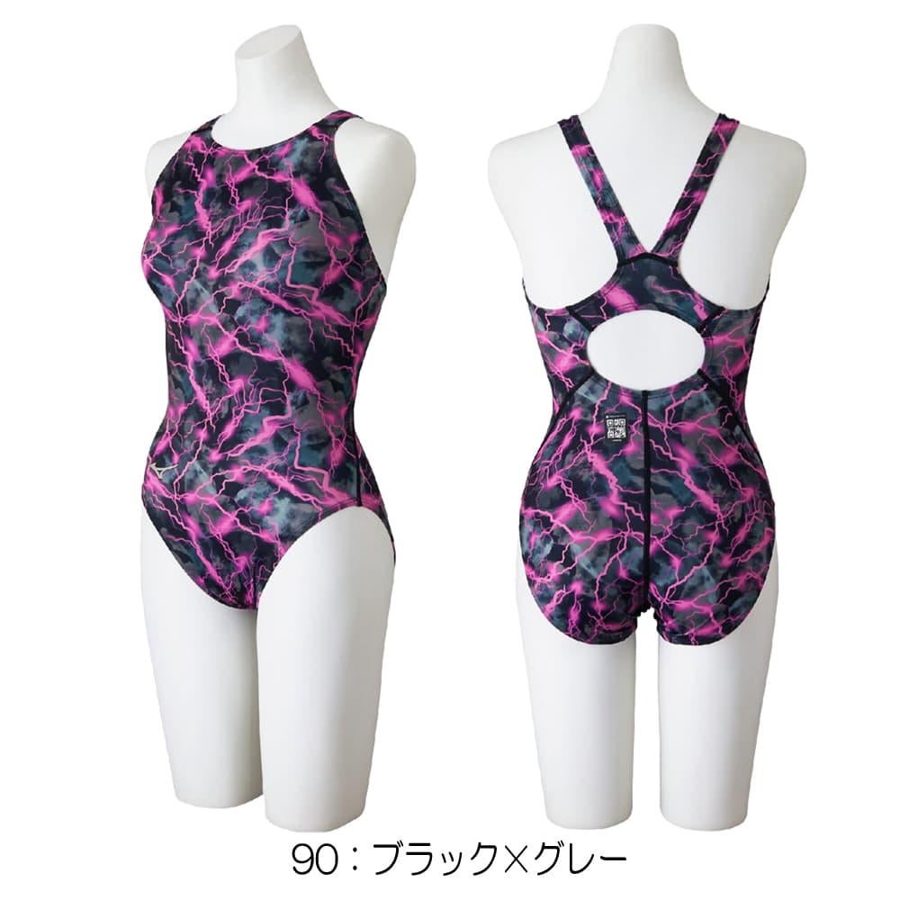 ミズノMIZUNO競泳水着レディースWA承認モデルSTGraphicローカット2026年春夏モデルN2MAD744finaマークあり