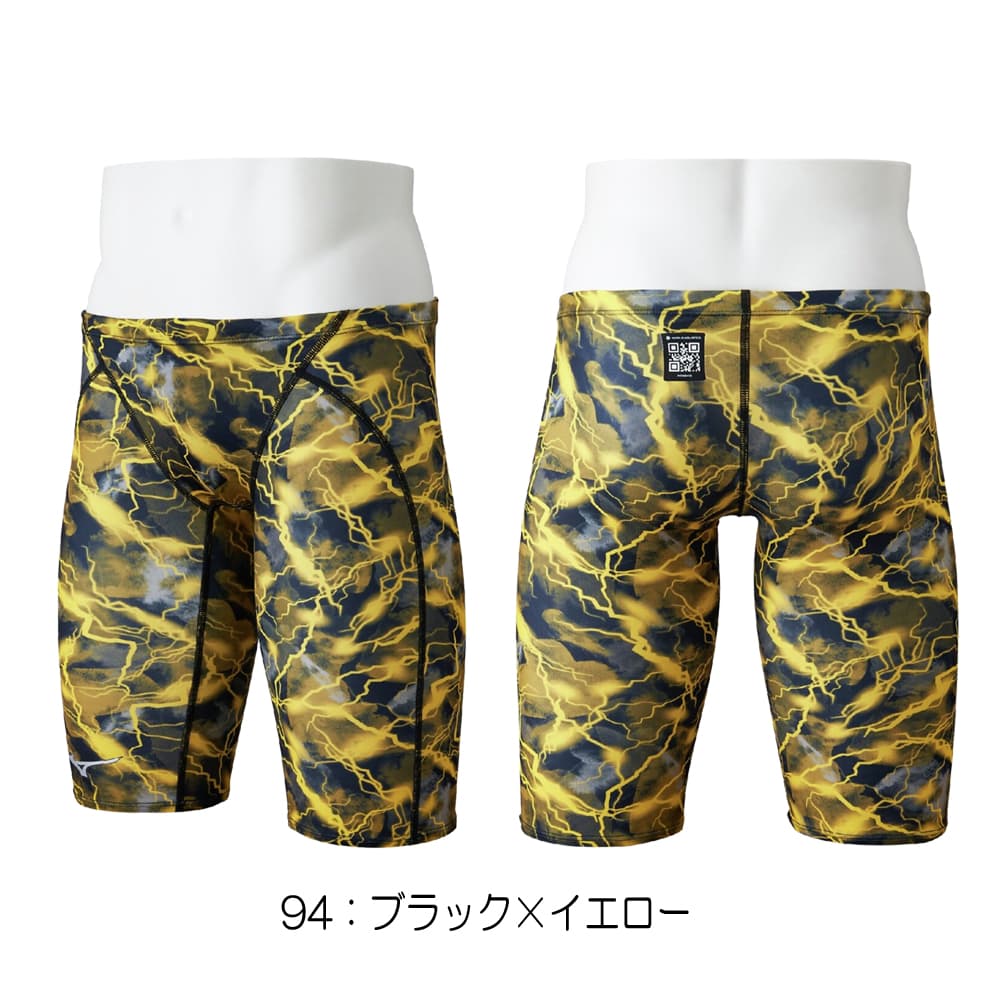 ミズノMIZUNO競泳水着メンズWA承認モデルSTGraphicハーフスパッツ2026年春夏モデルN2MBD544finaマークあり