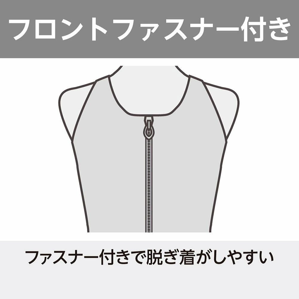 ミズノMIZUNO別注オリジナルフィットネス水着レディースセパレーツセパレートファスナー付き袖なしパッド付きN2JGDW03