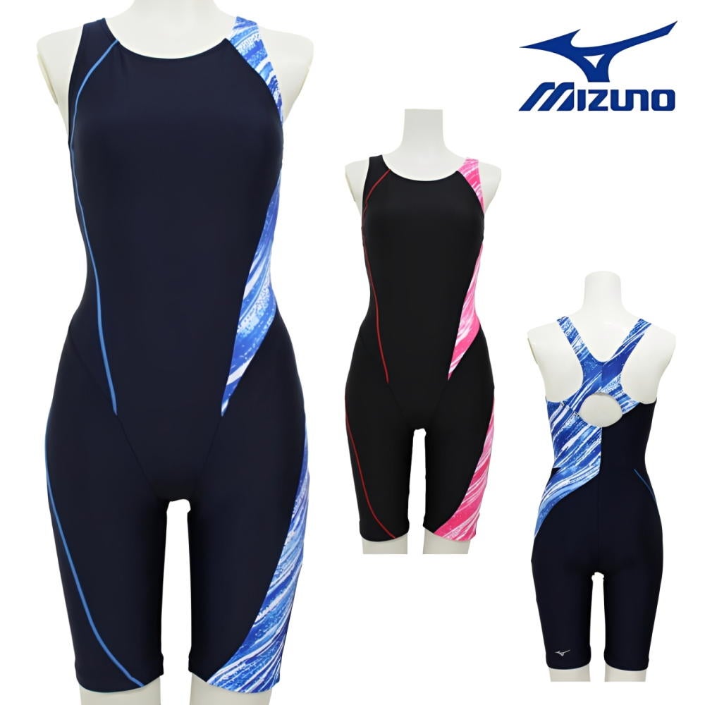 ミズノMIZUNO別注オリジナルフィットネス水着レディースオールインワンパッド付きN2JGDW09