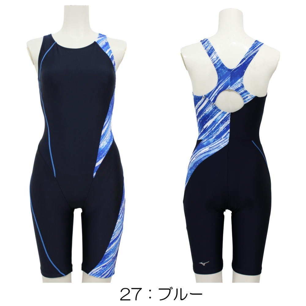ミズノMIZUNO別注オリジナルフィットネス水着レディースオールインワンパッド付きN2JGDW09