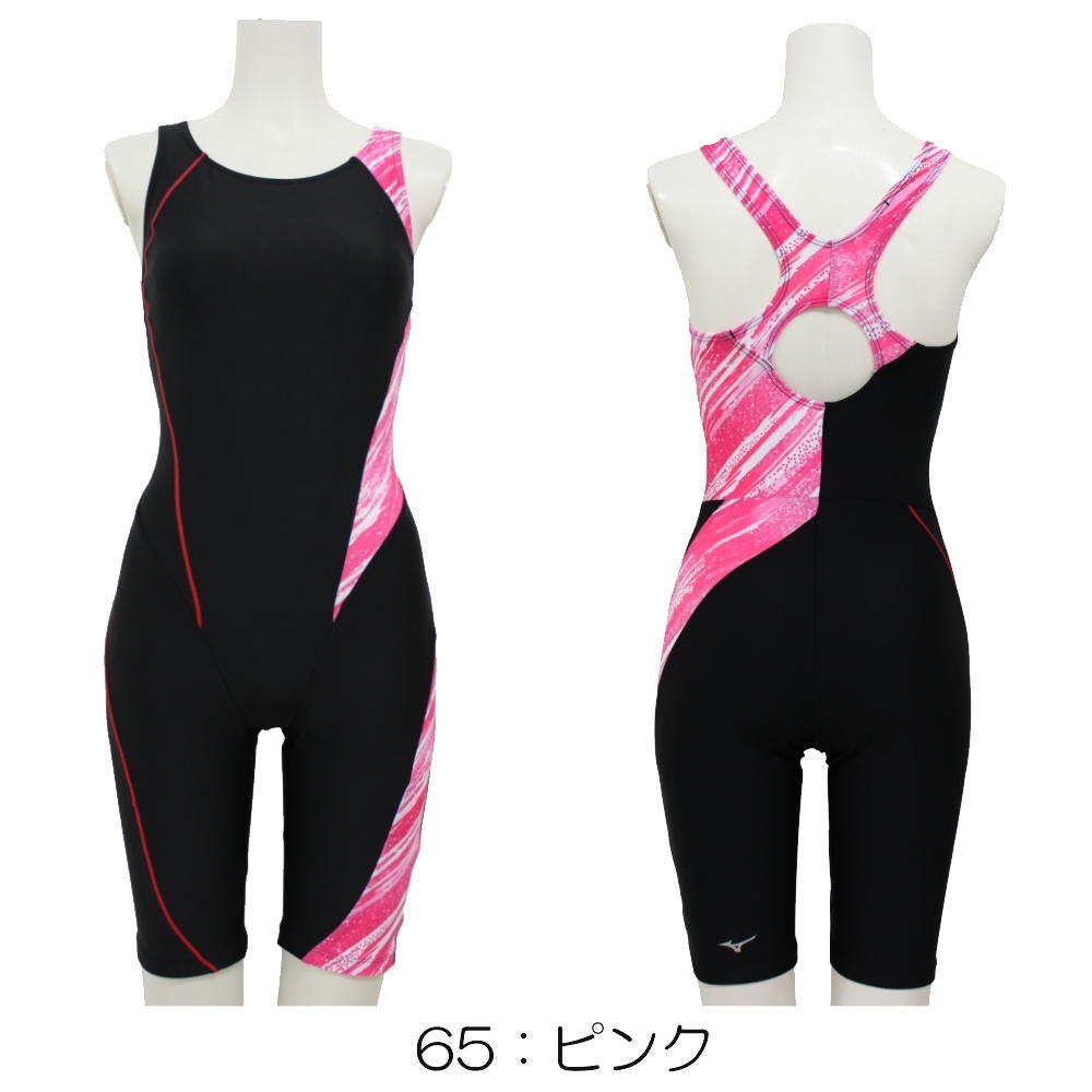 ミズノMIZUNO別注オリジナルフィットネス水着レディースオールインワンパッド付きN2JGDW09