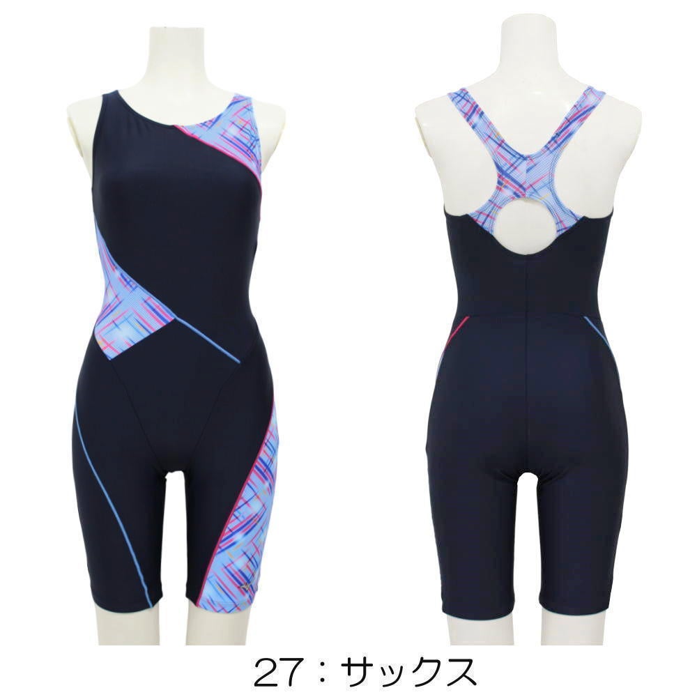 ミズノMIZUNO別注オリジナルフィットネス水着レディースオールインワンパッド付きN2JGDW11