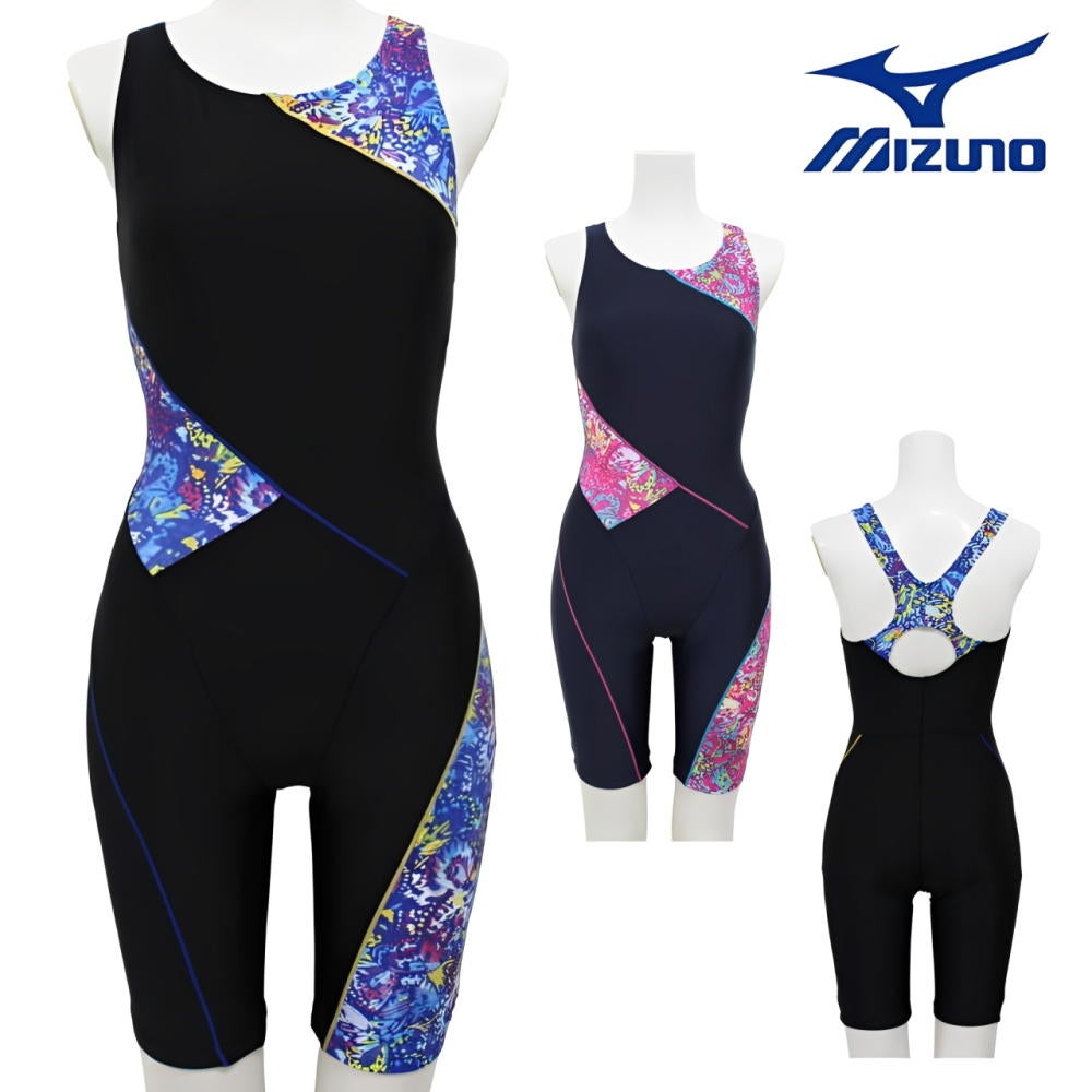 ミズノMIZUNO別注オリジナルフィットネス水着レディースオールインワンパッド付きN2JGDW13