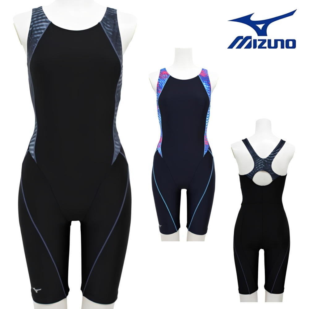 ミズノMIZUNO別注オリジナルフィットネス水着レディースオールインワンパッド付きN2JGDW14