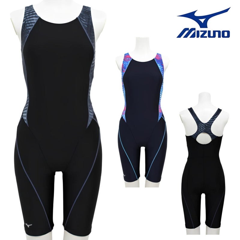 ミズノMIZUNO別注オリジナルフィットネス水着レディースオールインワンパッド付きN2JGDW14