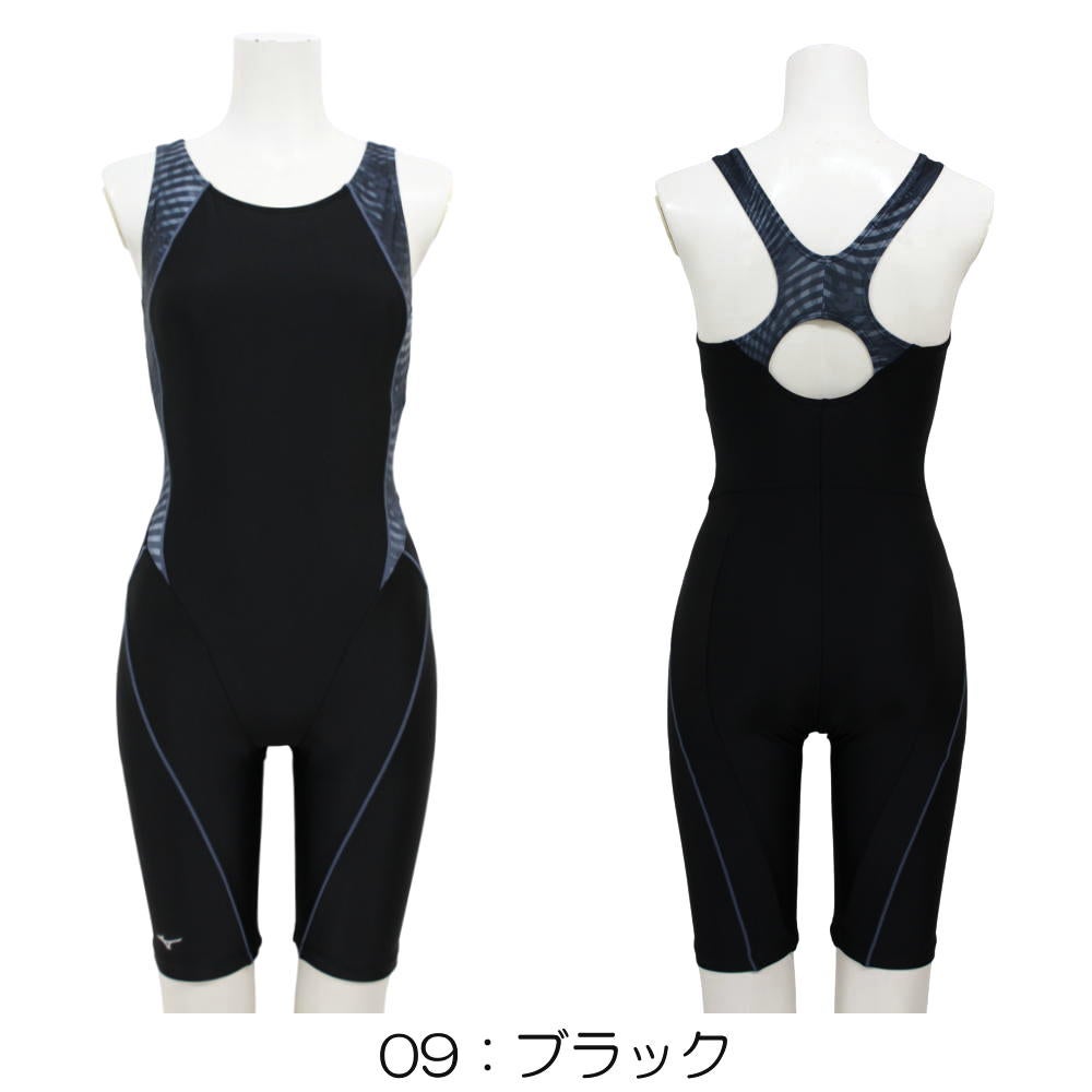 ミズノMIZUNO別注オリジナルフィットネス水着レディースオールインワンパッド付きN2JGDW14