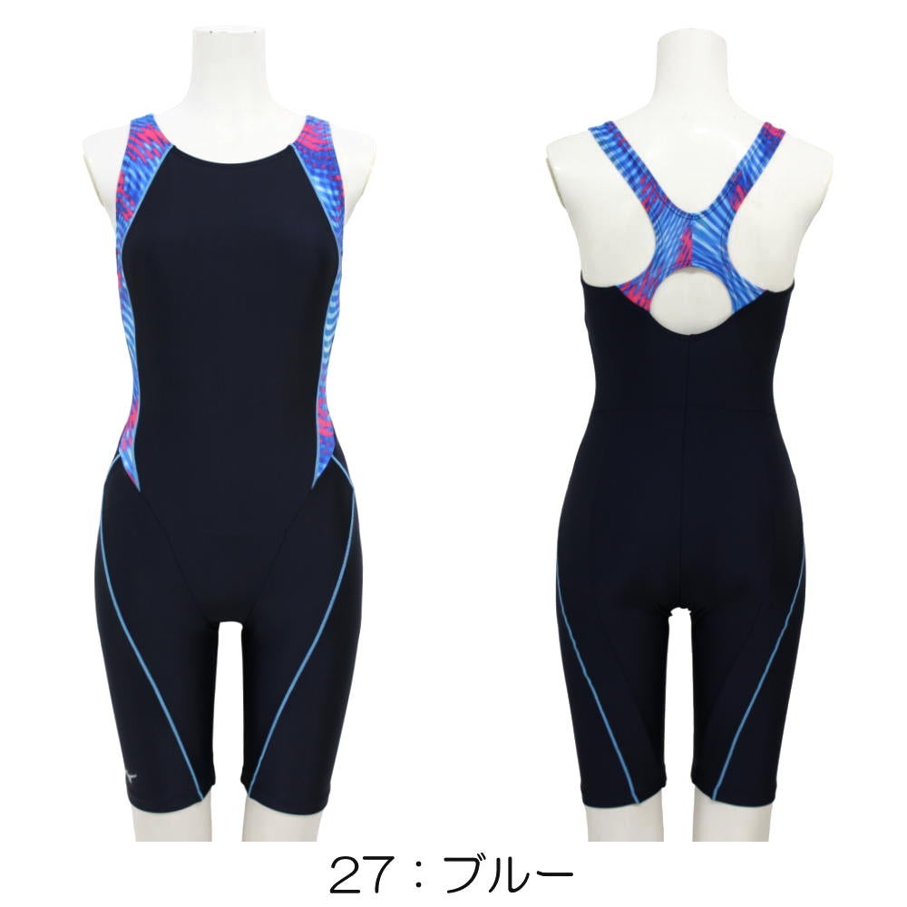 ミズノMIZUNO別注オリジナルフィットネス水着レディースオールインワンパッド付きN2JGDW14