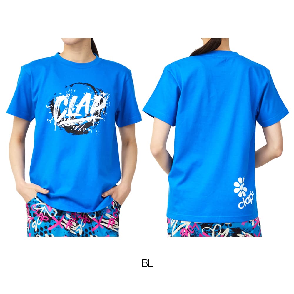 クラップCLAPマル_クラップティーレディーススポーツアパレルトレーニングフィットネス女性CTS26036