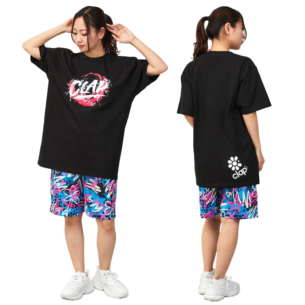 クラップCLAPマル_クラップティーレディーススポーツアパレルトレーニングフィットネス女性CTS26036