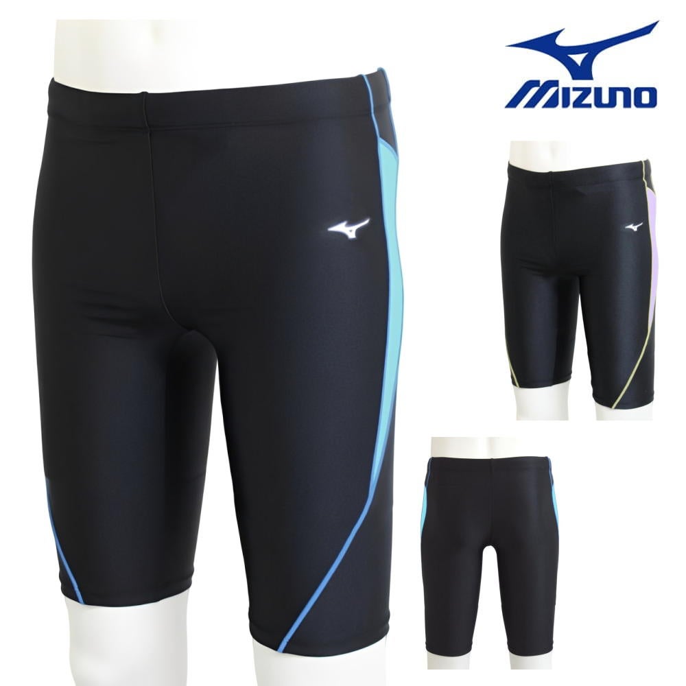 ミズノMIZUNO別注オリジナルフィットネス水着メンズハーフスパッツN2JBDW01