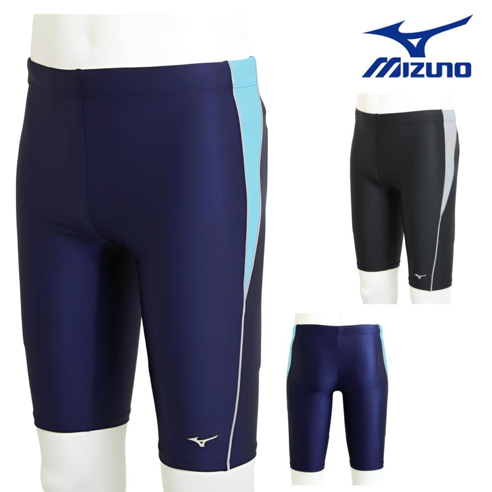 ミズノMIZUNO別注オリジナルフィットネス水着メンズハーフスパッツN2JBDW02